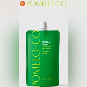 NWT POMELO+CO Matcha Boost Nourishing Pre-Shampoo Mask w Argan Oil, Algae & Hemp